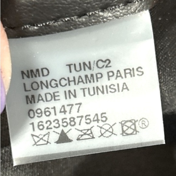 LONGCHAMP Le Pliage Red & Black Handbag Tote, NWOT - Picture 9 of 10